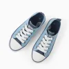 Denim Trainers for Children '50's Sneakers', Blue