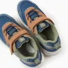 Trainers for Boys 'ZY Superlight Runner', Blue/Green/Camel