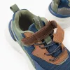 Trainers for Boys 'ZY Superlight Runner', Blue/Green/Camel