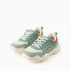 Superlight Runner Trainers for Boys, Blue/Camel