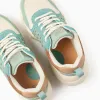 Superlight Runner Trainers for Boys, Blue/Camel