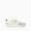 Retro Trainers with Touch Fasteners for Boys, white/green