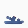 Rubber sandals with non-slip sole Spider-Man for boys, blue