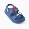 Rubber sandals with non-slip sole Spider-Man for boys, blue