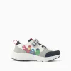 Combined trainers with the Avengers for boys, white/grey/blue