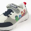 Combined trainers with the Avengers for boys, white/grey/blue