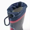 Rubber wellies with Spider-Man prints for boys, navy blue