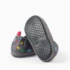 Quilted slippers with Avengers print and sherpa lining for boys, grey
