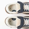 Trainers with non-slip rubber sole for boys, blue/beige/white