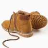 Suedette mountain boots with laces for boys, light brown