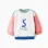 Brushed Sweatshirt with Colour Block for Babies 'Snake', Multicolour