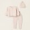 3-Piece Knitted Set for Newborns, Beige