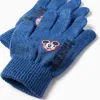 Knitted Disney beanie and gloves with Mickey mouse for boys, blue