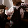 Shirt + checked dungarees You&Me for baby boys, green/blue/red