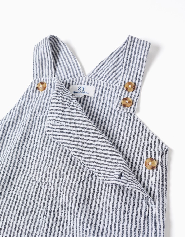 OVERALL SEERSUC, DARK BLUE