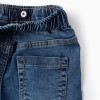 Denim Trousers with Drawstring 'Comfort Denim' for Baby Boys, Blue