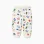 Brushed joggers with a colourful motif for baby boys, multicolour