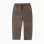 Straight fit twill trousers with drawstring for baby boys, brown