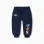 Cotton joggers with Super Friends for babies and boys, navy blue