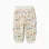 Brushed fleece joggers with colourful print for baby boys, white