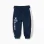 Brushed joggers with Mickey print for babies and boys, navy blue/white