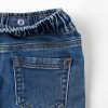 Pull-on jeans with drawstring for baby boys, blue