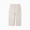 Slim twill chino trousers with pockets for baby boys, light beige