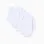 Pack of 4 bodysuits with lap shoulders for newborns and babies, white