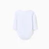 Pack of 4 bodysuits with lap shoulders for newborns and babies, white