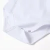 Pack of 4 bodysuits with lap shoulders for newborns and babies, white