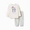 Velvet pyjamas with Toy Story for newborn and baby boys, beige/green