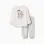 Velvet pyjamas with Toy Story for newborn and baby boys, beige/green