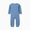 2 cotton sleepsuits with Mickey for newborn and baby boys, blue/white