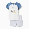 Short pyjamas with Mickey & Pluto for newborn and baby boys, multicolour