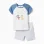 Short pyjamas with Mickey & Pluto for newborn and baby boys, multicolour