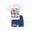 Spidey & Friends Toddler & Boys' T-Shirt + Shorts, White/Blue