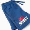 Spidey & Friends Toddler & Boys' T-Shirt + Shorts, White/Blue