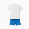 Toddler & Boys' Spidey Print T-Shirt + Shorts, White/Blue