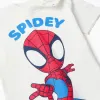 Toddler & Boys' Spidey Print T-Shirt + Shorts, White/Blue