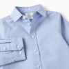 Shirt in Cotton Oxford for Baby Boys, Blue