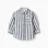 Striped cotton and linen shirt You&Me for baby boys, white/blue