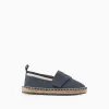 Linen Espadrilles with Jute for Baby Boys, Dark Blue