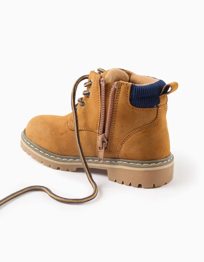 Mountain Boots for Baby Boys 'ZY 96', Camel/Blue