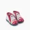 Slippers with Lightning McQueen print for babies and boys, grey/red