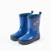 Rubber wellies with Mickey prints for baby boys, blue
