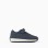 Dual-fabric trainers with non-slip sole for baby boys, dark blue