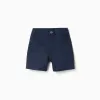 SHORTS POPLIN, DARK BLUE