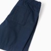 SHORTS POPLIN, DARK BLUE
