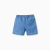 SHORTS LIGHT DENIM, BLUE