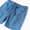 SHORTS LIGHT DENIM, BLUE